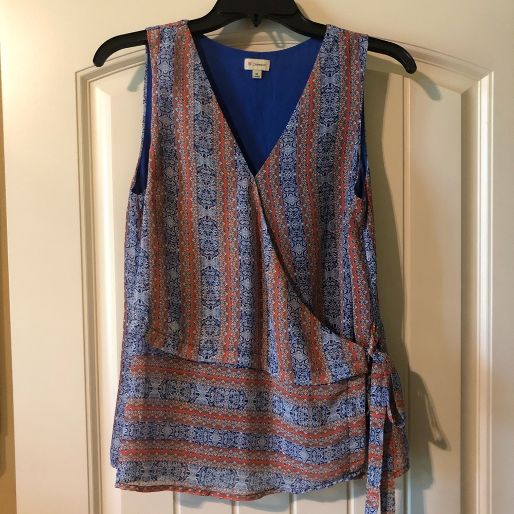Silky Daniel Cremieux sleeveless blouse size Med.